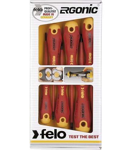 Felo E-Smart Cacciavite Intelligente PZ2x100 – Asta Di Livello Per Elettricisti VDE 1000V