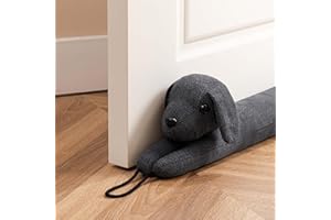 HBselect Paraspifferi Sottoporta 101cm Animale Paraspifferi Porta Blindata Paraspifferi Porta Adatto per Uso Interno ed Esterno Cane Grigio