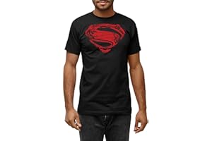 PLATFORM9CO Superman Chest T-Shirt Hope Logo Unisex Fit Black Top
