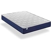 FUSIONHOME - Viscoelastic Mattress 80 x 190 cm Viscoessential - Double-Sided Summer/Winter Breathable Fabric Aloe Vera Medium