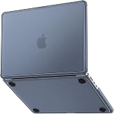 Minesk MacBook Air【M5/M4/M3/M2】13.6 in&ccedil; | ile Uyumlu Mat Kılıf K&ouml;şe Korumalı ve Şeffaf &Ccedil;izgi Detaylı Tasarım | 2026/2025/2024