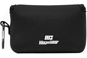 MegaGear MG1094 Étui avec Mousqueton en Néoprène pour Appareil photo Fujifilm X100F/X100T/X100S Noir