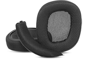YUNYIYI G933 G935 Cuscinetti di ricambio in schiuma per cuffie da gioco senza compatibile con Logitech G935 G635 G933 G633