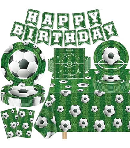 Voetbal partyset met taart online bestellen