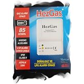 Hezgaz Doğalgaz ve LPG Alarm, CE Belgeli ve Gazmer Onaylı, Selenoid Vana Uyumlu