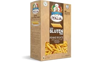 Cibo Di Italia Gluten Free Penne Rigate Pasta 300g | Made with Chickpea & Brown Rice Flour | Vegetarian | High Protein
