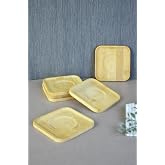 Pa&ccedil;i Bamboo Series 10 cm Wide Square 6 Tea Cup Coaster