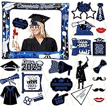 Decorazioni Laurea 2025 - 30 Accessori Per Foto Con Cornice, Props Per Feste Di Diploma - Foto 9