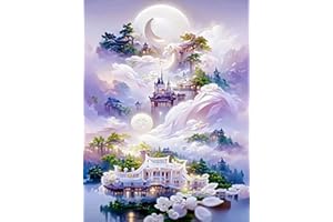 SMYJDMM Diamond Painting, Diamond Painting Erwachsene Kits, Diamond Painting Hügel MosaikherstellungDiamant Painting Set Handwerk für Home Wand Décor 30x40cm