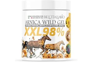 BELL'ITALIABIO Arnica Gel Forte Wild XXL 98% 600ml con Arnica Montana, Boswellia e Artiglio del Diavolo Forte Sollievo Immediato per Muscoli Naturale Dermatologicamente Testato Made in Italy