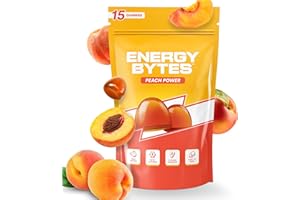 Energy Bytes Caffeine Energy Gummies - Fast, Delicious Boost for Focus & Productivity - Superior to Energy Drinks, Gels, Chews - Vegan, Low Sugar, with Vitamins A, D, B3, B6 & B12 | 15 Count