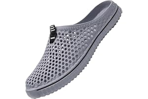 SAGUARO Clogs Hausschuhe Herren Damen Sommer Hohl Latschen Atmungsaktiv Gartenschuhe Badeschuhe Strand Pantoffeln Aqua Slippers Gr.36-45