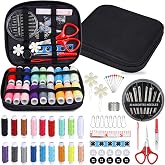 VynyQoo Complete Sewing Kit with Sewing Basic Accessories | Professional Sewing Kit for Adults, Mini Sewing Kit Set Portable