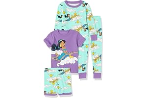 Amazon Essentials Disney | Marvel | Star Wars Conjunto de Pijama (Previamente Spotted Zebra) Bebé y Niña, Paquetes Múltiples