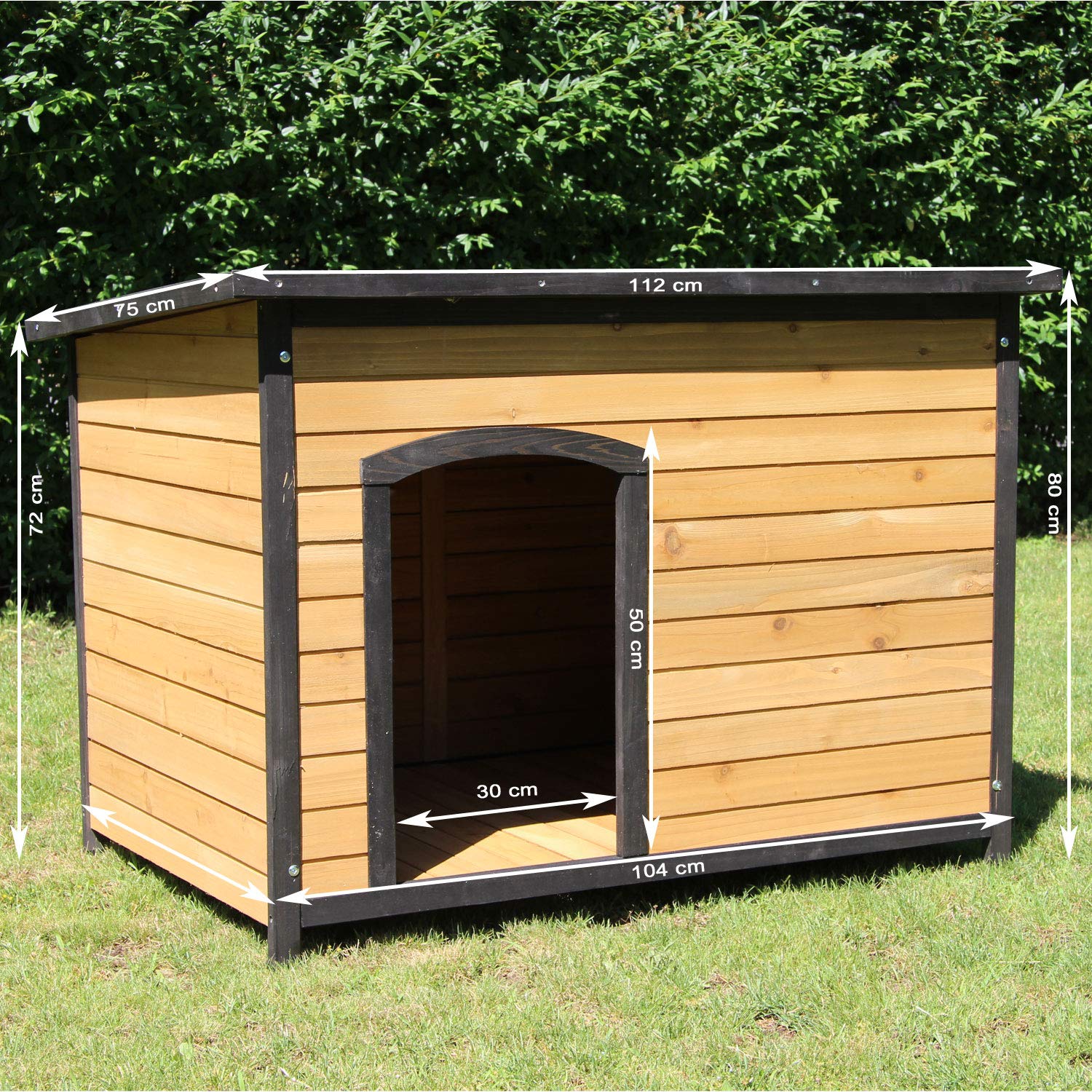 ZOO-XXL-Niche-Eddy-pour-Chien-en-Bois-Massif-de-Haute-qualit-Taille-XL