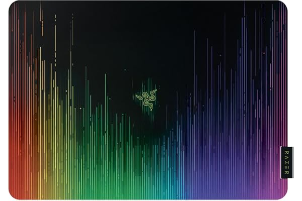 Razer Sphex V2 - Tapis de Souris Gaming Mousepad, Compatible Souris Laser & Optique Laser, Ultra Mince, Finition en Polycarbonate et Nouveau Design Chroma