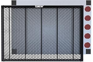 CREGRANT3D Skouphy Waben-Laserbett für Falcon A1 Lasergravierer, Wabenplattform für Lasergravur- und Schneidemaschine (46 x 34,5 cm), schnelle Wärmeableitung