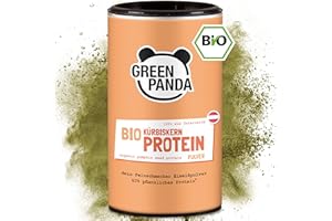 ‎GREEN PANDA GREEN PANDA Organic Pumpkin Seed Flour from Austria, Vegetable Protein Ground from Roasted Pumpkin Seeds, Perfect as Vegan Protein Powder, 225 g