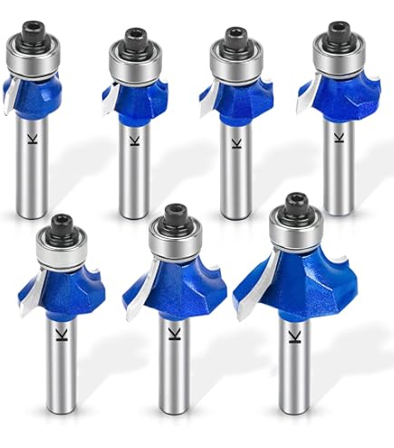 3 Pezzi Di Frese In Carburo Da 8 Mm, Con Cuscinetto Superiore Punte Per Copiatura Solide 91974110