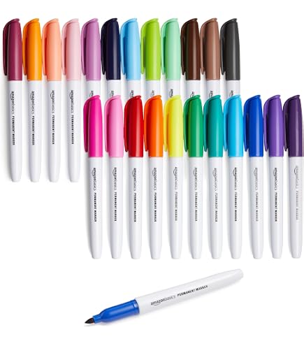 PENOL Permanentmarker Set – 4 Stifte, Keilspitze 2-5 Mm, Alkoholbasierte Tinte – Wasserfest & Lichtbeständig