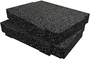 Shadow Foam Confezione di inserti compatibili con sistemi modulari Makpac, schiuma taglia e stacca per l'organizzazione della cassetta degli attrezzi (nero, 50 mm)