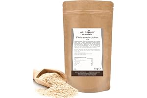 ‎MR. BROWN Flohsamenschalen, aus Indien 99% Reinheit (1 kg)