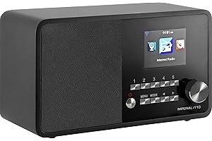 Imperial i110 Internetradio (TFT Farbdisplay, WLAN, Line-Out, Netzteil) schwarz