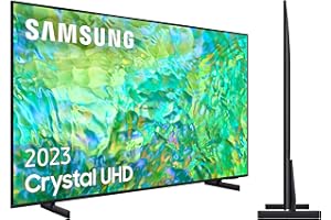 SAMSUNG TV Crystal UHD 2023 85CU8000 - Smart TV de 85", Procesador Crystal UHD, Q-Symphony, Gaming Hub, Diseño AirSlim y Contrast Enhancer con HDR10+