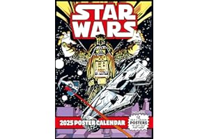 ‎PYRAMID EUROPE GMBH Pyramid – Star Wars Classics 2025 Posterkalender, 29,7x42cm, Kalender mit ikonischen Star-Wars-Motiven, je Monat ein Poster, nachhaltig nur mit Papierumschlag