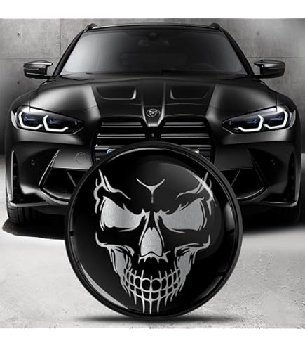 Coprimozzi Biomar Labs Compatibili BMW 68mm Nero Rosso: Set Di 4 Per