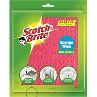 Scotch Brite ,Multi-purpose , Easy to use kitchen cleaning Sponge Wipe (5 -Pieces)