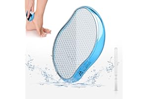 A3A ACADGQ Szklane nano, szybkie i mokre stopy 2 w 1, szybkie, bezpieczne i skuteczne, używane do pielęgnacji stóp w domu (jasny niebieski)