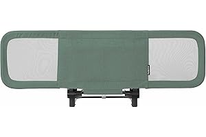 Casualplay Safe Night. Barrera de Cama portátil, con Plegado Independiente de los Laterales. Extensible hasta 120 cm, Green