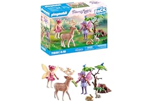 PLAYMOBIL | Fairies | Fairies with cute Forest Animals | Fairy Tale Toys | Toys for Children aged 4+ | 71800