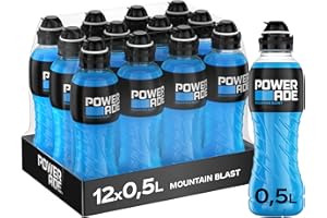 Powerade Mountain Blast, 12 x 500ml. Bebida Energetica