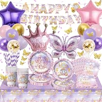 68 Pezzi Sirena Stoviglie Compleanno, Decorazioni Compleanno Sirena, Addobbi Per Feste Bambino Include Piatti Tazze Tovaglioli - 7