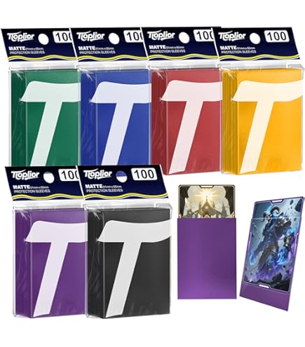 Soft Sleeves for Trading Cards (100 count) X 5 PACKS : Amazon.co.uk: Toys &  Games