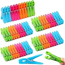 Porta Mollette In Plastica Argentato Con Manico - Design Cilindrico Pratico