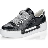 Rieker Damen Sneaker N49A2 Frauen Schn rhalbschuhe