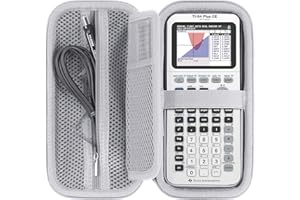 RIYADAone Hartschalen Schutzhüllen Tasche Geeignet für Texas Instruments TI-84 Plus CE/TI Nspire CX II FC/TI-84 Plus/TI-82/TI-Nspire CX II/TI-89 Titanium Grafischer Taschenrechner (Weiß)