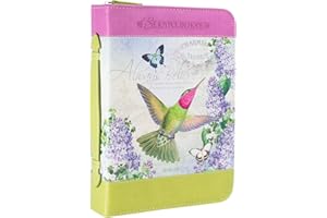 DIVINITY BOUTIQUE Divinity 25742 Bible Cover- Hummingbird, X-Large