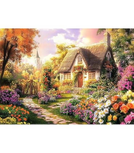 Yunlus Puzzle 1000 Teile 'Küstengelassenheit' – Hart, 70x50 Cm, Mit Poster