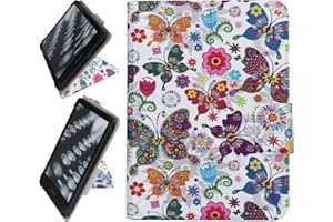 ZhaoCo Universal Case Cover for 6''-6.8" Kindle eReaders Fire Tablet/Kobo/Voyaga/Lenovo/Sony/Pocketbook/Nook/Tolino/BQ Ebook Reader, Vertical and Horizontal Viewing - Butterfly