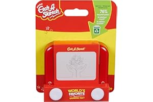 PERPLEXUS Etch A Sketch PocketEtch Sustainable, Color Rojo, Medium (Spin Master 6066730)