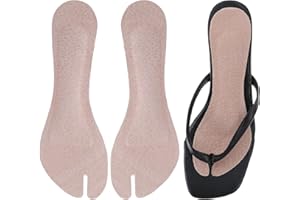 CIATBYYJ 1 Paar Flip-Flop-Einlagen,Komfort Schuheinlagen,Selbstklebendes Zehentrenner-Sandaleneinlagen Kissen für Flip-Flops