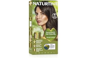 Naturtint Permanent Hair Colour Gel 4N Natural Chestnut, Plant Enriched, Biobased, Ammonia Free, Long Lasting Grey Coverage and Radiant Colour, Nourishment and Protection