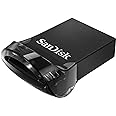 SanDisk Ultra Fit USB 3.2 Flash-Laufwerk 128 GB (Für Laptops, Spielkonsolen und Auto-Audiosysteme, Plug-and-Stay, 400 MB/s Le