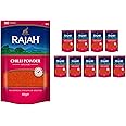 Rajah Spices Chilli Powder | Lal Mirch Powder | Mirch Powder | Chilli | Red Chilli Powder | Hot Chilli Powder | (10 x 100g)