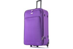 FLYMAX 26" Medium Lightweight Expandable Suitcase Luggage Case Trolley Bag Travel