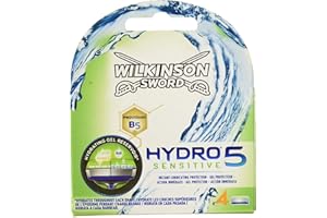 Wilkinson Lames de rasoir Hydro 5 Sensitive - La boite de 4 lames
